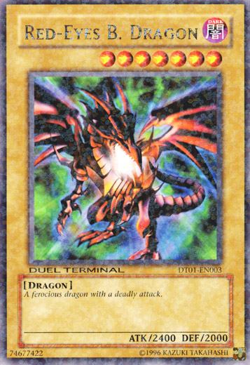 Dragon Noir aux Yeux Rouges [DT01-FR003] Rare