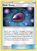 Piedra Noche (167/214) [Sol y Luna: Lazos Indestructibles]