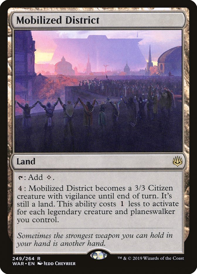 District mobilisé [La Guerre des Plains]
