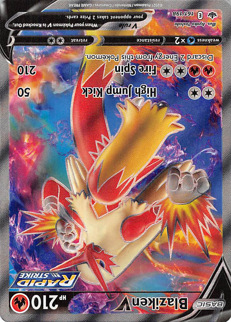 Blaziken V (161/198) [Espada y Escudo: Reinado Helado]