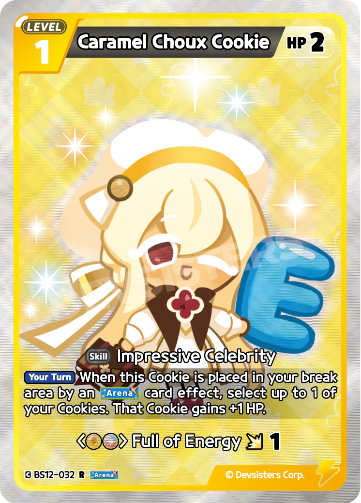 Image for Caramel Choux Cookie (BS12-032) (BS12) - CookieRun: Braverse TCG