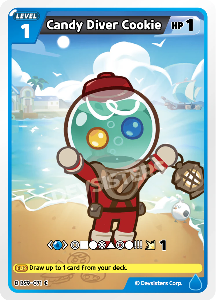 Image for Candy Diver Cookie (BS9-071) (BS9) - CookieRun: Braverse TCG