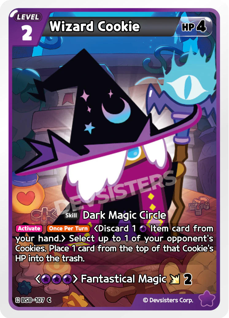 Image for Wizard Cookie (BS8-107) (BS8) - CookieRun: Braverse TCG