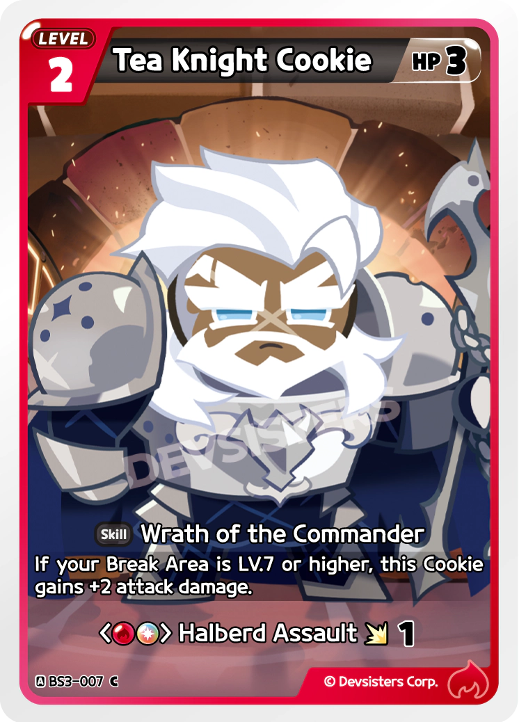 Image for Tea Knight Cookie (BS3-007) (BS3) - CookieRun: Braverse TCG