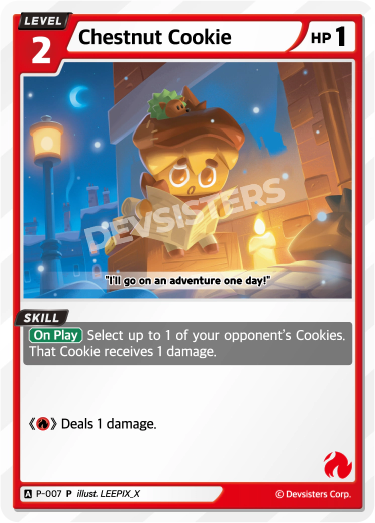 Image for Chestnut Cookie (P-007) (P) - CookieRun: Braverse TCG