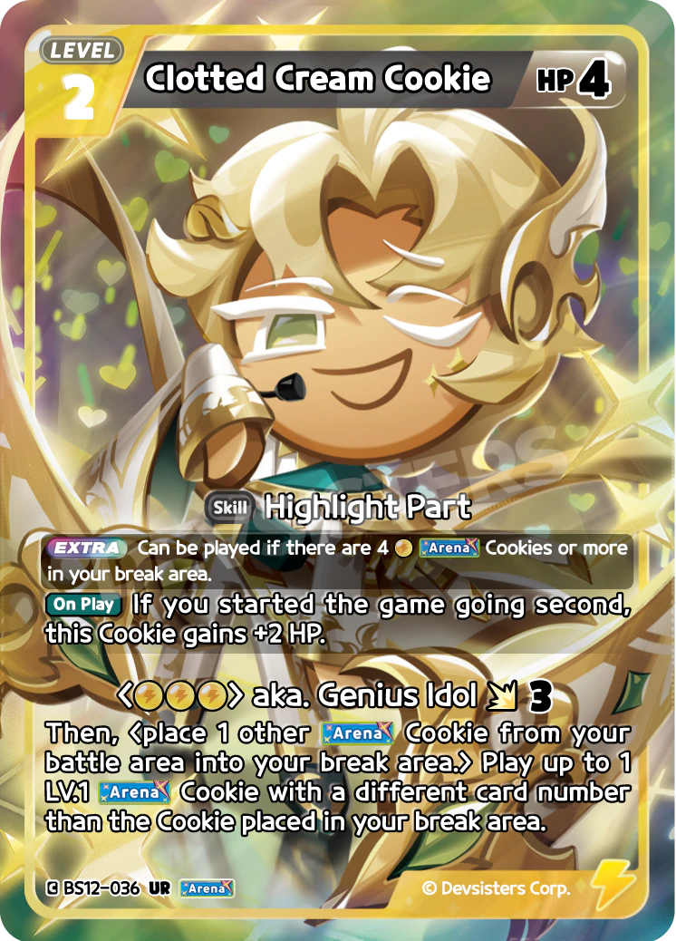 Image for Clotted Cream Cookie (BS12-036) (BS12) - CookieRun: Braverse TCG