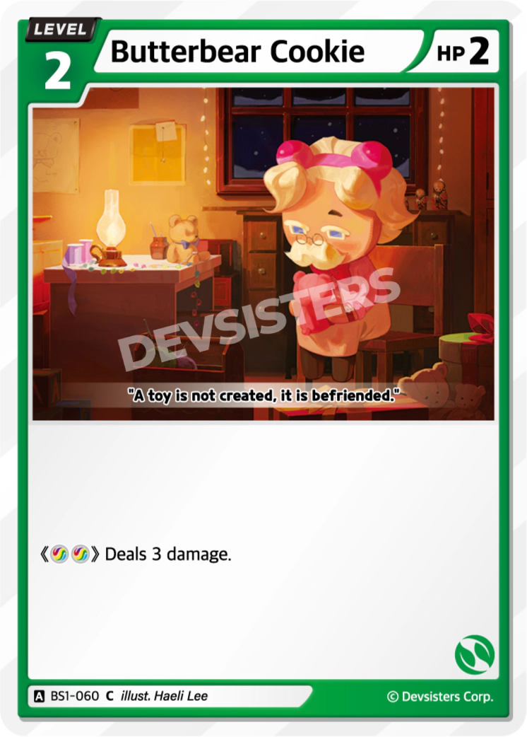 Image for Butterbear Cookie (BS1-060) (BS1) - CookieRun: Braverse TCG