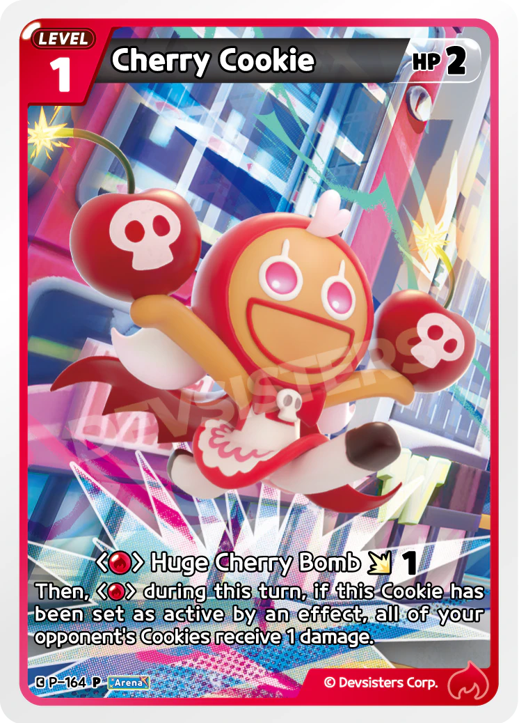 Image for Cherry Cookie (P-164) (P) - CookieRun: Braverse TCG