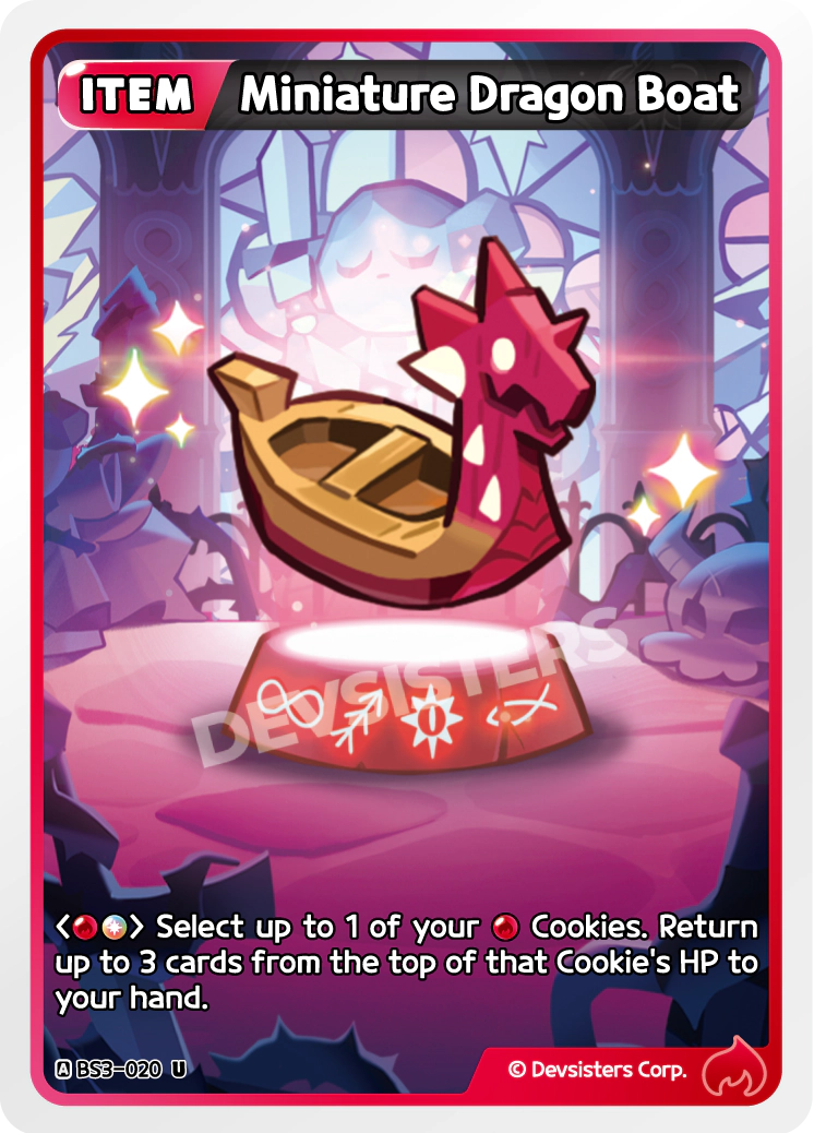 Image for Miniature Dragon Boat (BS3-020) (BS3) - CookieRun: Braverse TCG