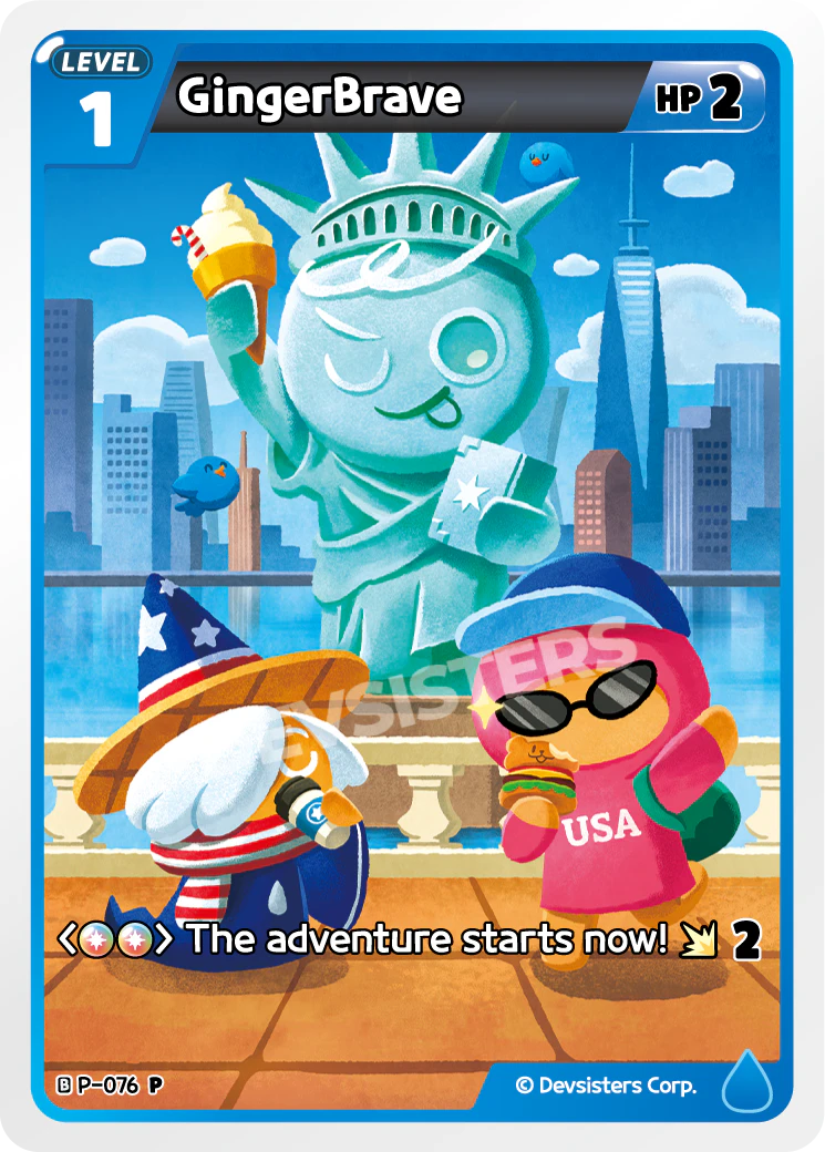 Image for GingerBrave (P-076) (P) - CookieRun: Braverse TCG