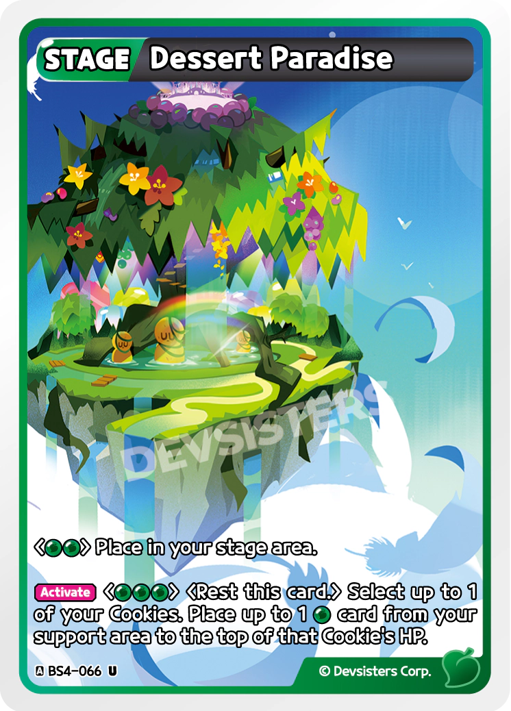Image for Dessert Paradise (BS4-066) (BS4) - CookieRun: Braverse TCG