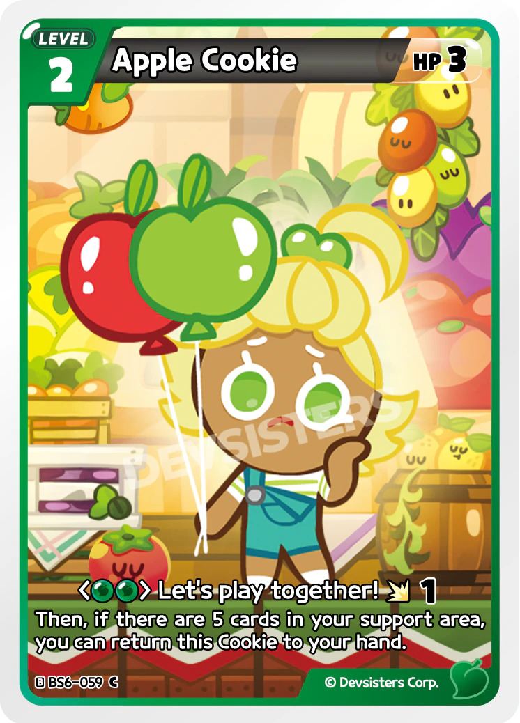 Image for Apple Cookie (BS6-059) (BS6) - CookieRun: Braverse TCG