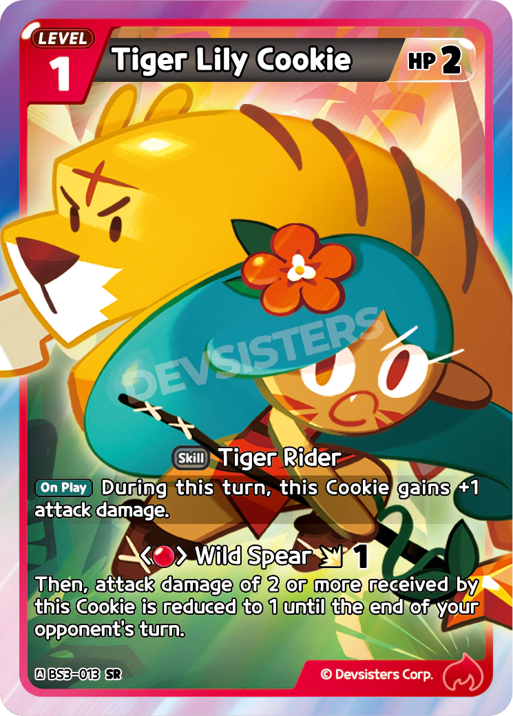 Image for Tiger Lily Cookie (BS3-013) (BS3) - CookieRun: Braverse TCG