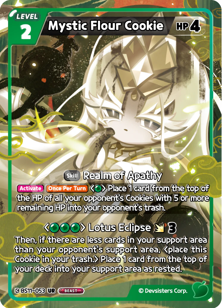 Image for Mystic Flour Cookie (BS11-053) (BS11) - CookieRun: Braverse TCG