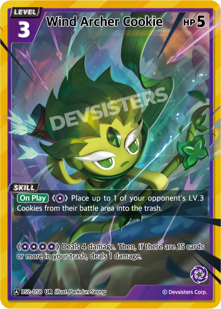Image for Wind Archer Cookie (BS2-058) (BS2) - CookieRun: Braverse TCG