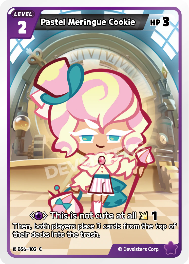 Image for Pastel Meringue Cookie (BS6-102) (BS6) - CookieRun: Braverse TCG