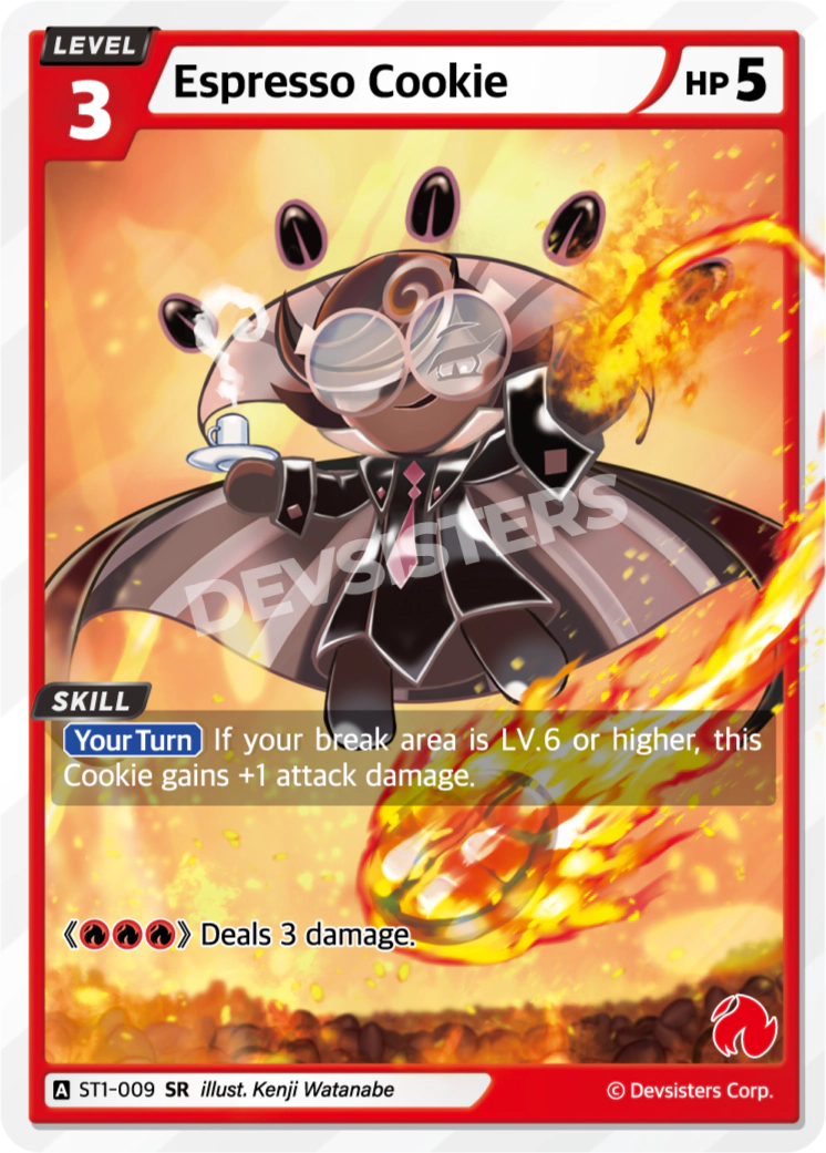 Image for Espresso Cookie (ST1-009) (ST1) - CookieRun: Braverse TCG