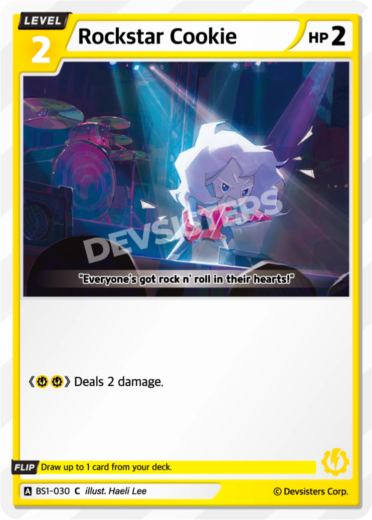 Image for Rockstar Cookie (BS1-030) (BS1) - CookieRun: Braverse TCG