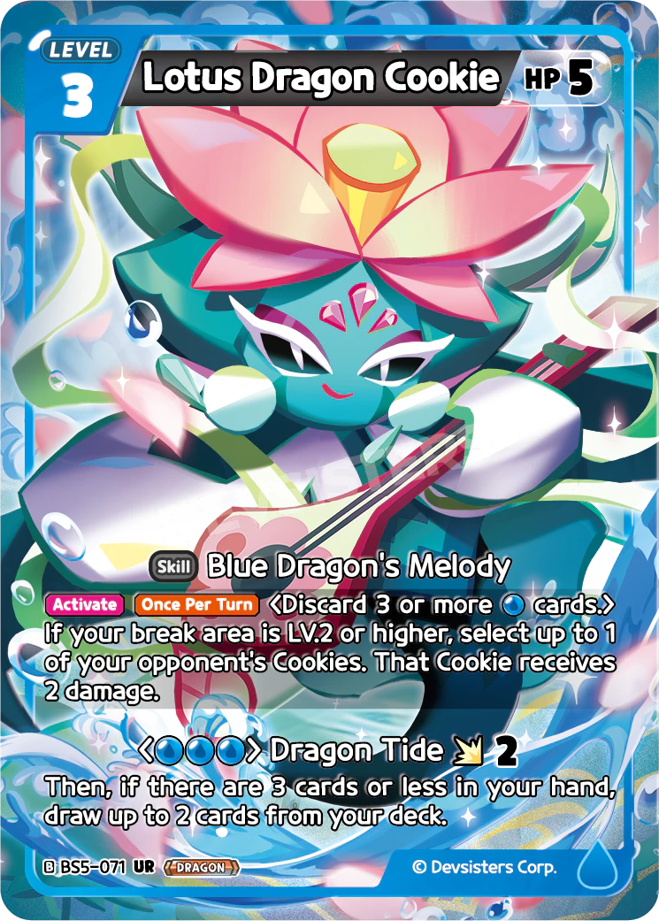 Image for Lotus Dragon Cookie (BS5-071) (BS5) - CookieRun: Braverse TCG