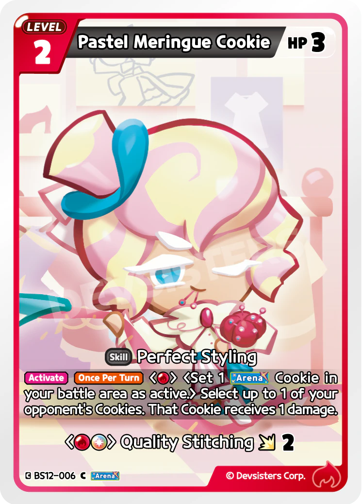 Image for Pastel Meringue Cookie (BS12-006) (BS12) - CookieRun: Braverse TCG