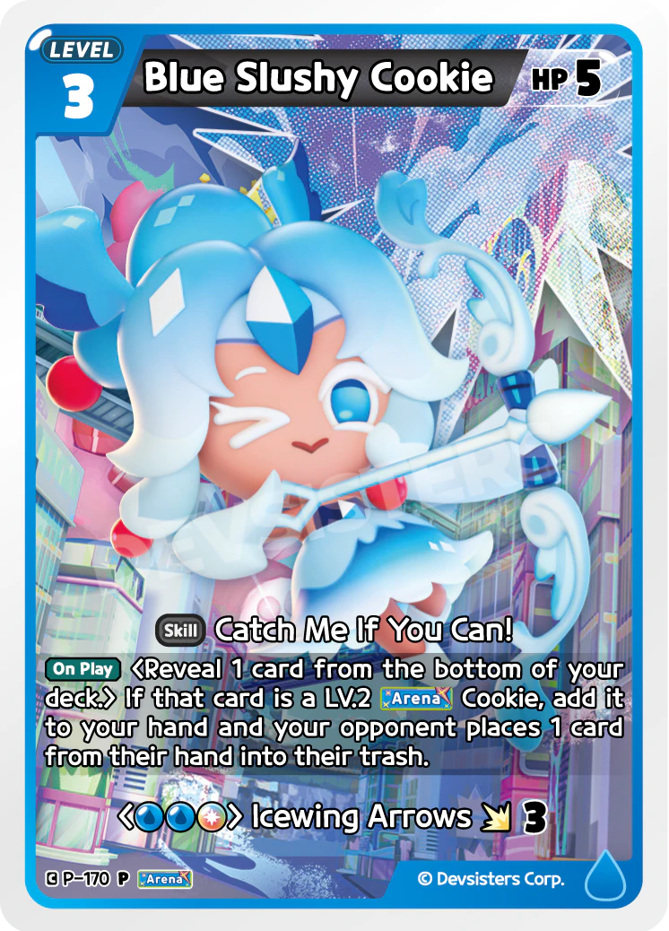 Image for Blue Slushy Cookie (P-170) (P) - CookieRun: Braverse TCG