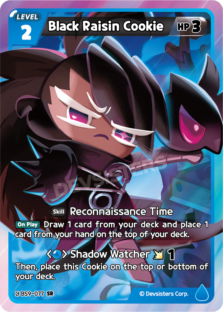 Image for Black Raisin Cookie (BS9-077) (BS9) - CookieRun: Braverse TCG