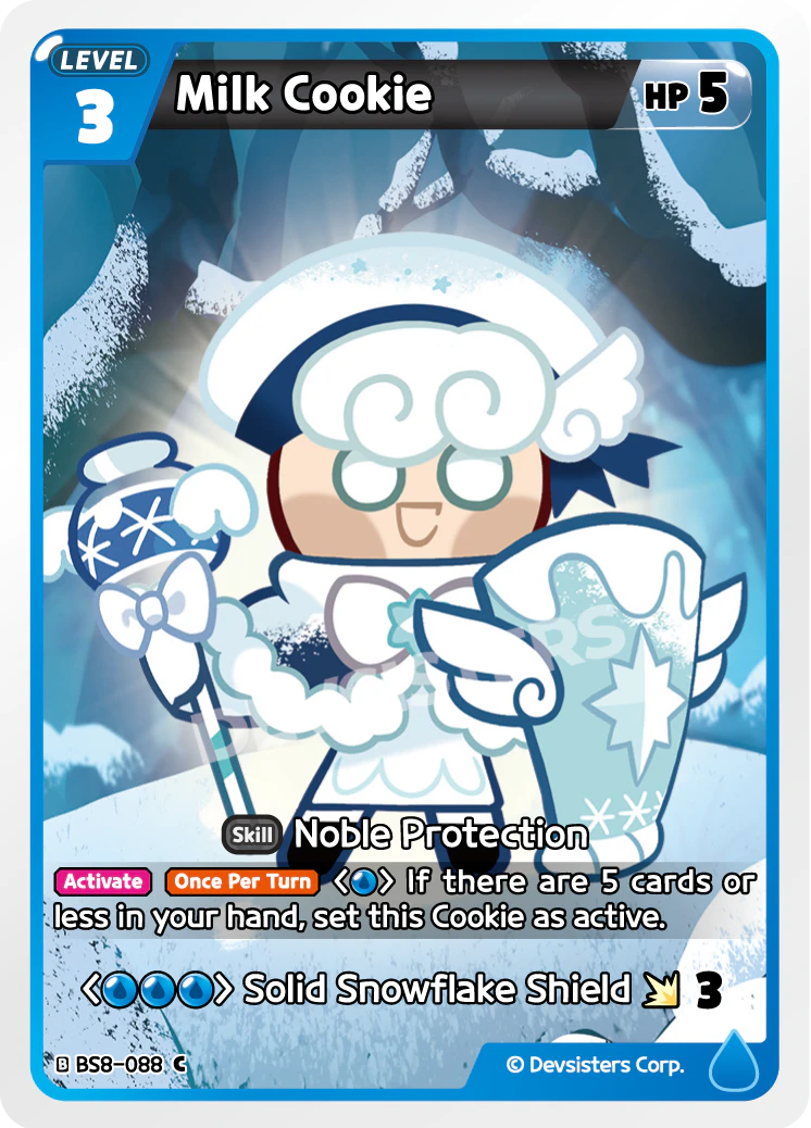 Image for Milk Cookie (BS8-088) (BS8) - CookieRun: Braverse TCG