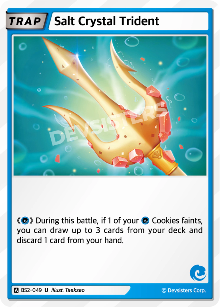 Image for Salt Crystal Trident (BS2-049) (BS2) - CookieRun: Braverse TCG