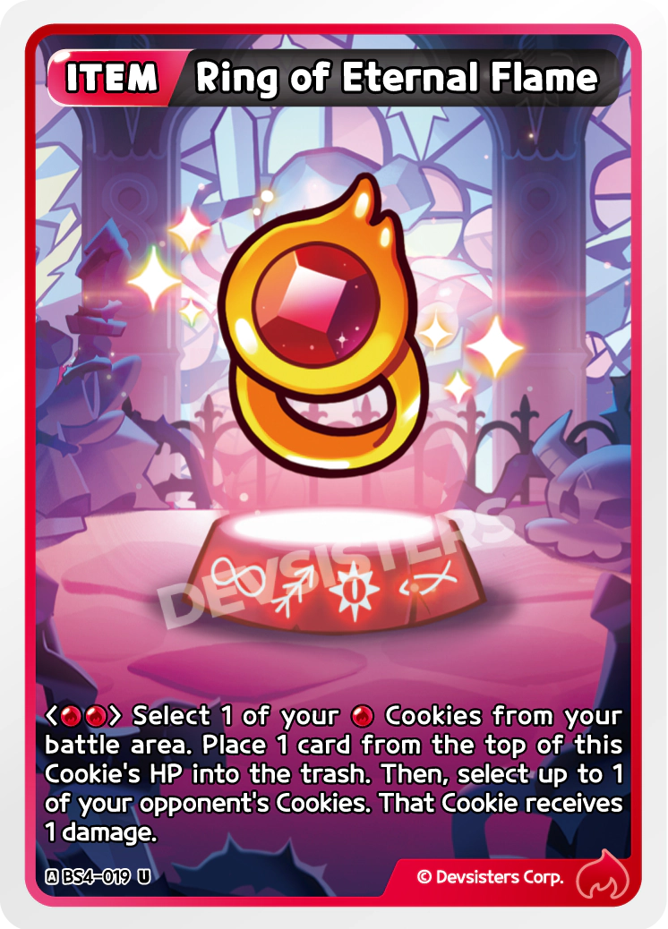 Image for Ring of Eternal Flame (BS4-019) (BS4) - CookieRun: Braverse TCG