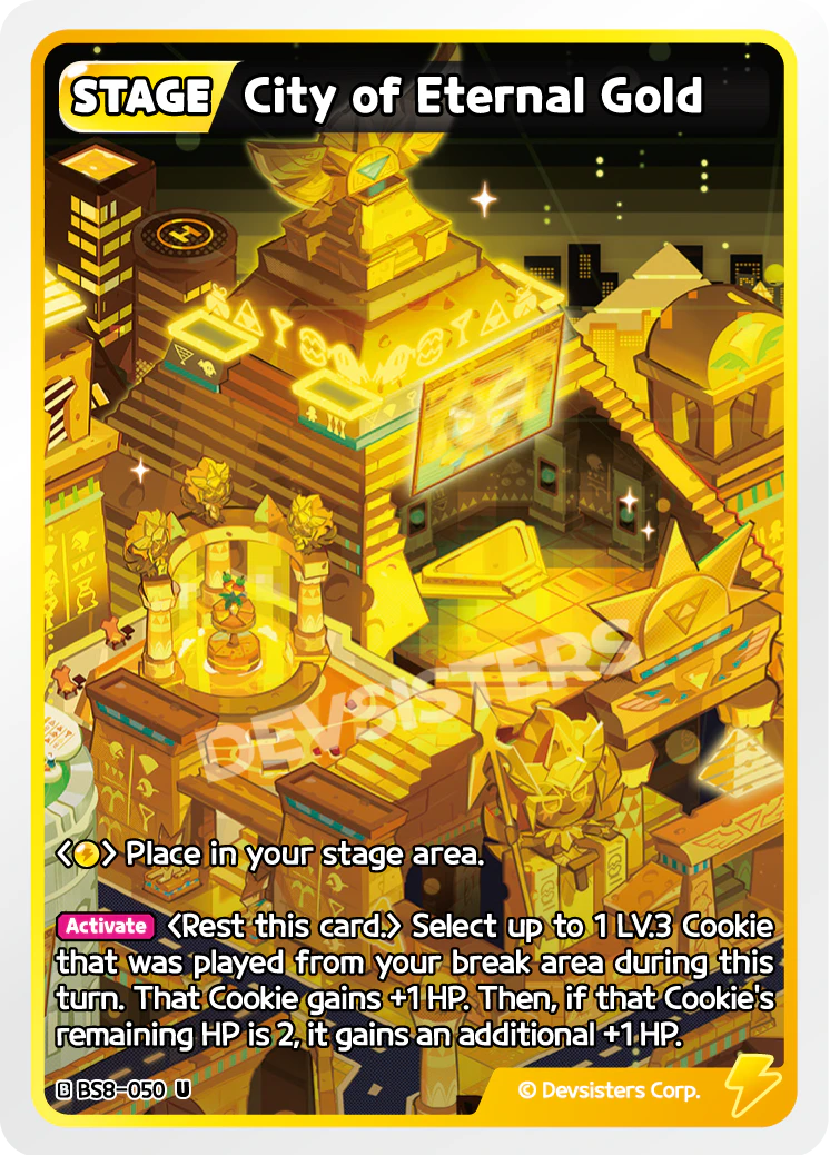 Image for City of Eternal Gold (BS8-050) (BS8) - CookieRun: Braverse TCG