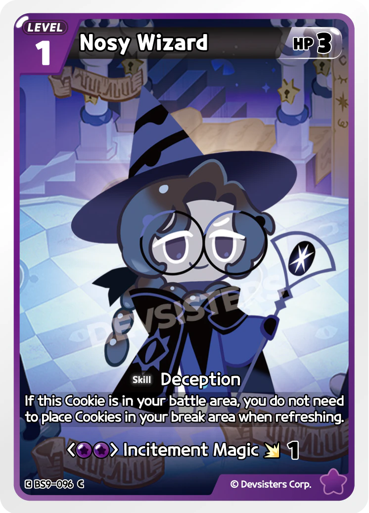 Image for Nosy Wizard (BS9-096) (BS9) - CookieRun: Braverse TCG