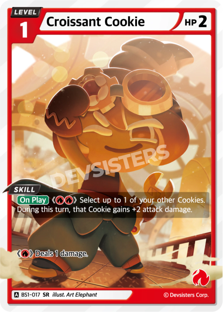 Image for Croissant Cookie (BS1-017) (BS1) - CookieRun: Braverse TCG