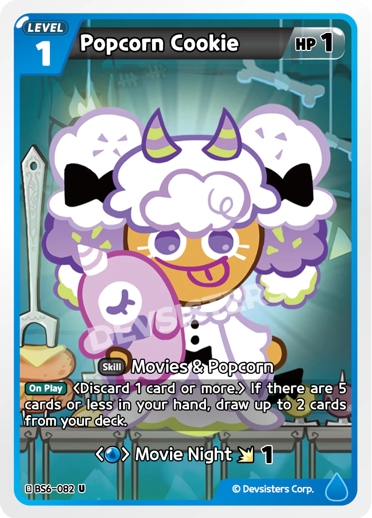 Image for Popcorn Cookie (BS6-082) (BS6) - CookieRun: Braverse TCG