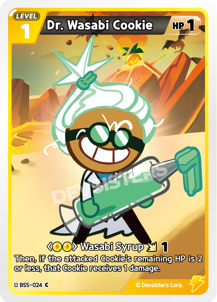 Image for Dr. Wasabi Cookie (BS5-024) (BS5) - CookieRun: Braverse TCG