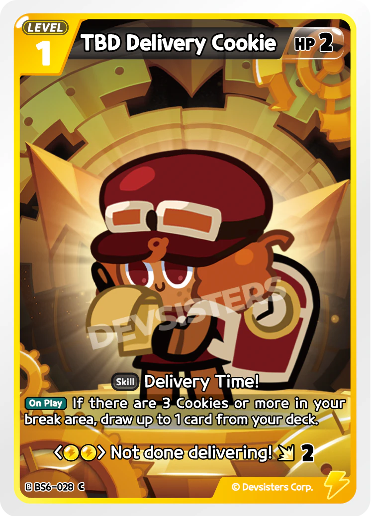 Image for TBD Delivery Cookie (BS6-028) (BS6) - CookieRun: Braverse TCG