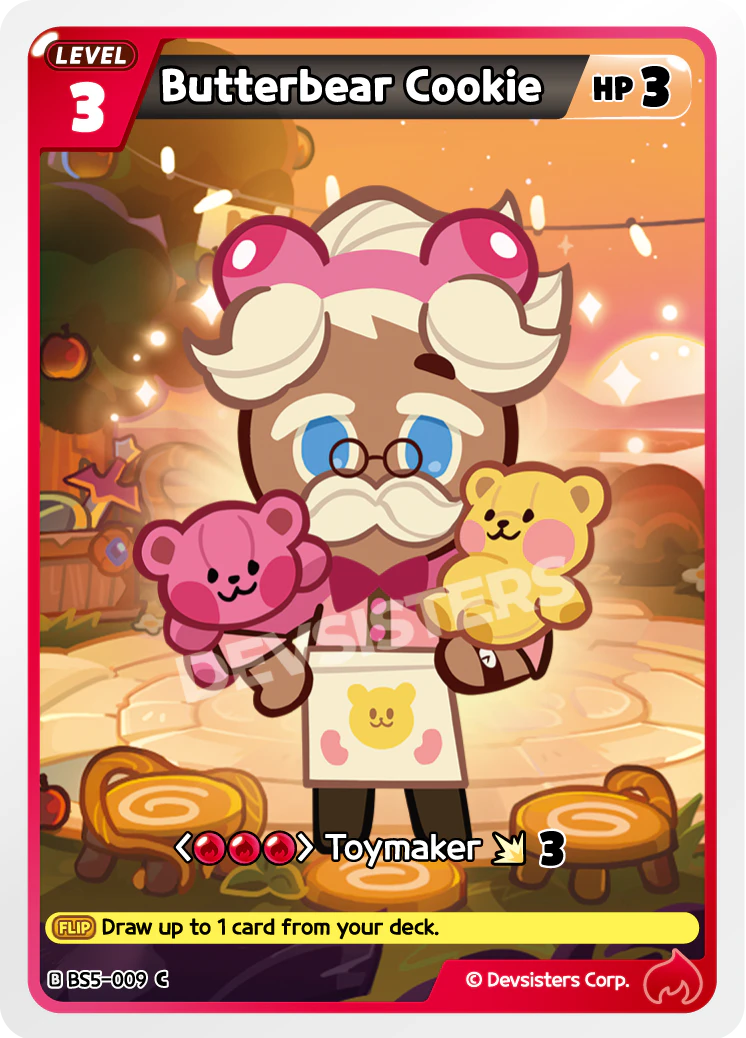 Image for Butterbear Cookie (BS5-009) (BS5) - CookieRun: Braverse TCG
