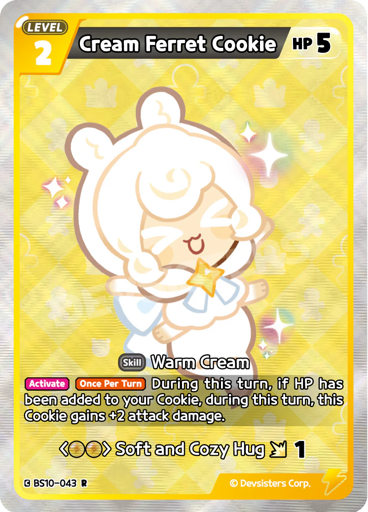 Image for Cream Ferret Cookie (BS10-043) (BS10) - CookieRun: Braverse TCG