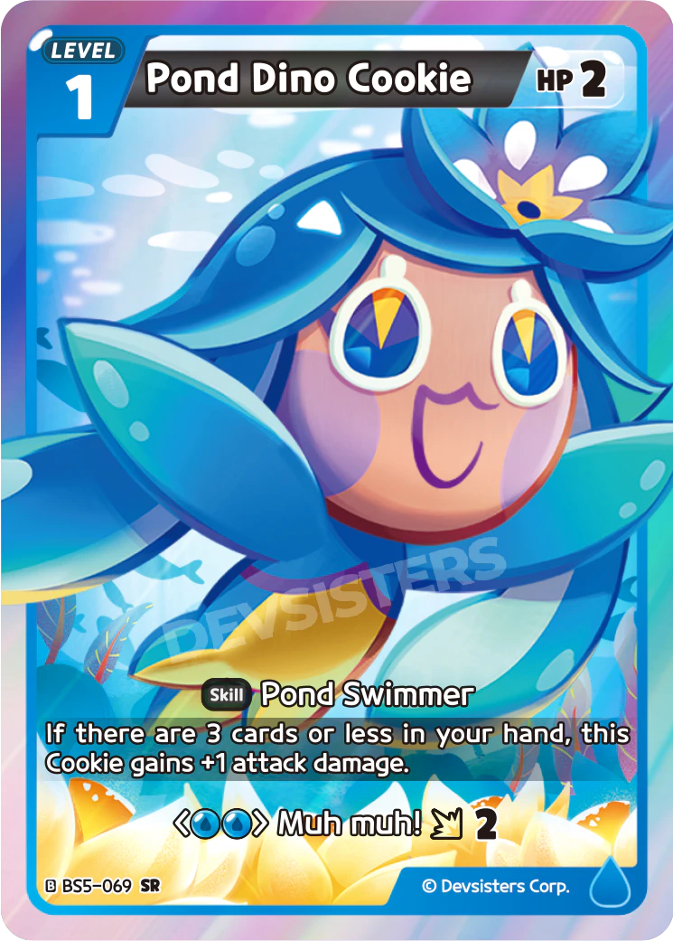 Image for Pond Dino Cookie (BS5-069) (BS5) - CookieRun: Braverse TCG