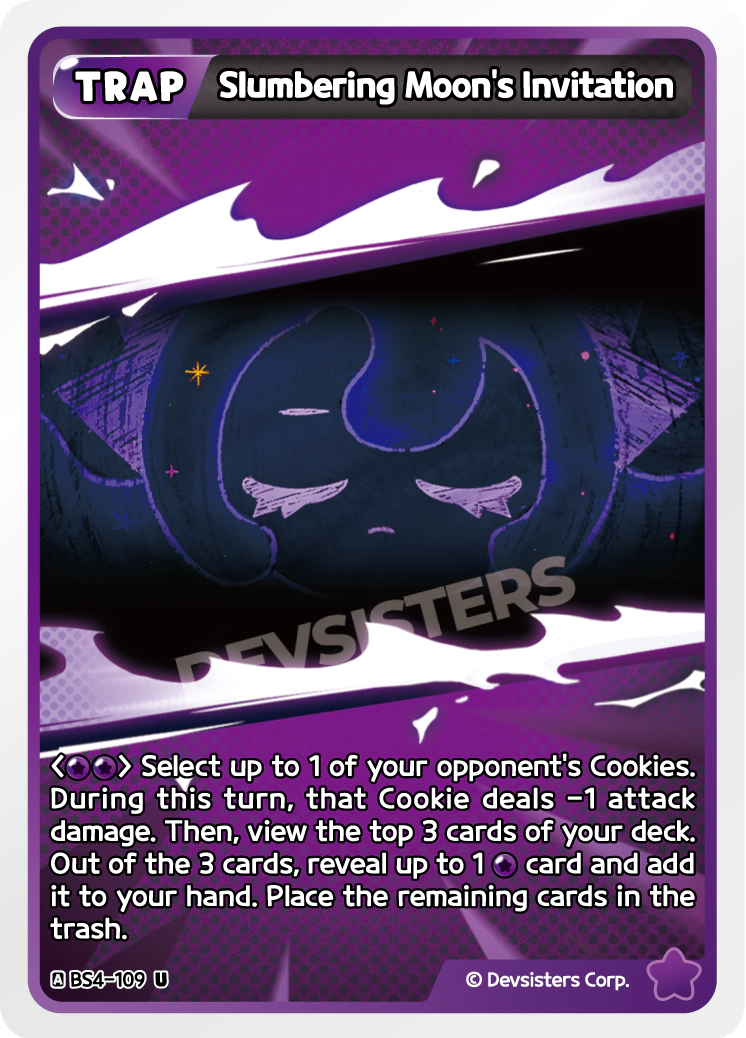 Image for Slumbering Moon's Invitation (BS4-109) (BS4) - CookieRun: Braverse TCG