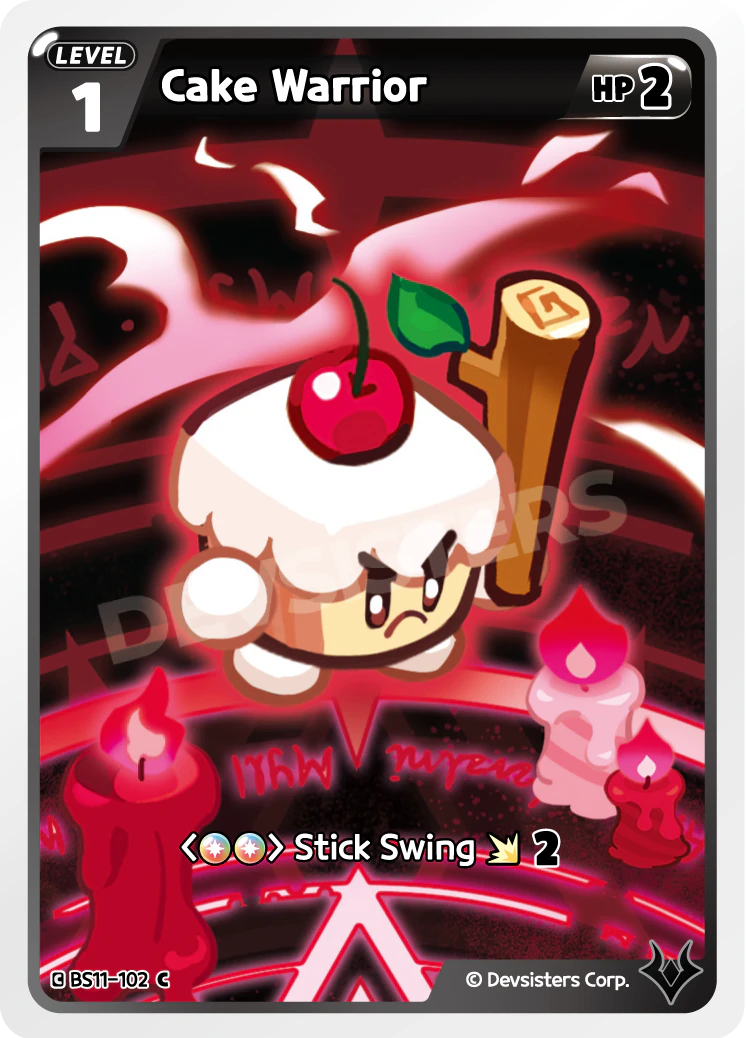 Image for Cake Warrior (BS11-102) (BS11) - CookieRun: Braverse TCG