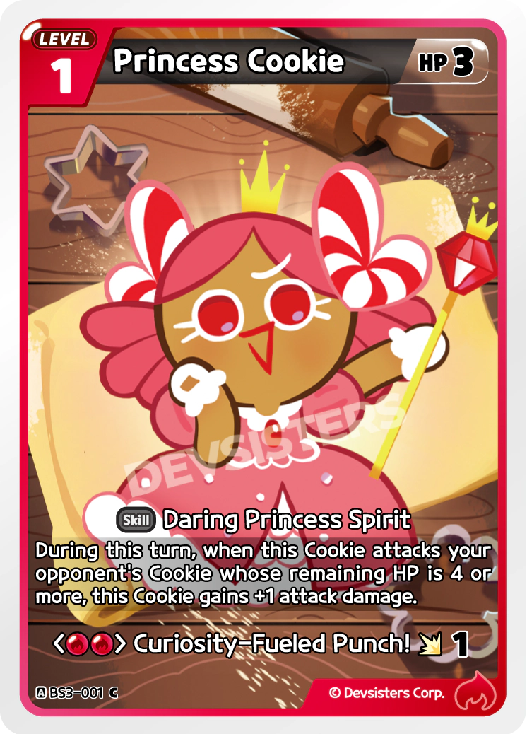 Image for Princess Cookie (BS3-001) (BS3) - CookieRun: Braverse TCG