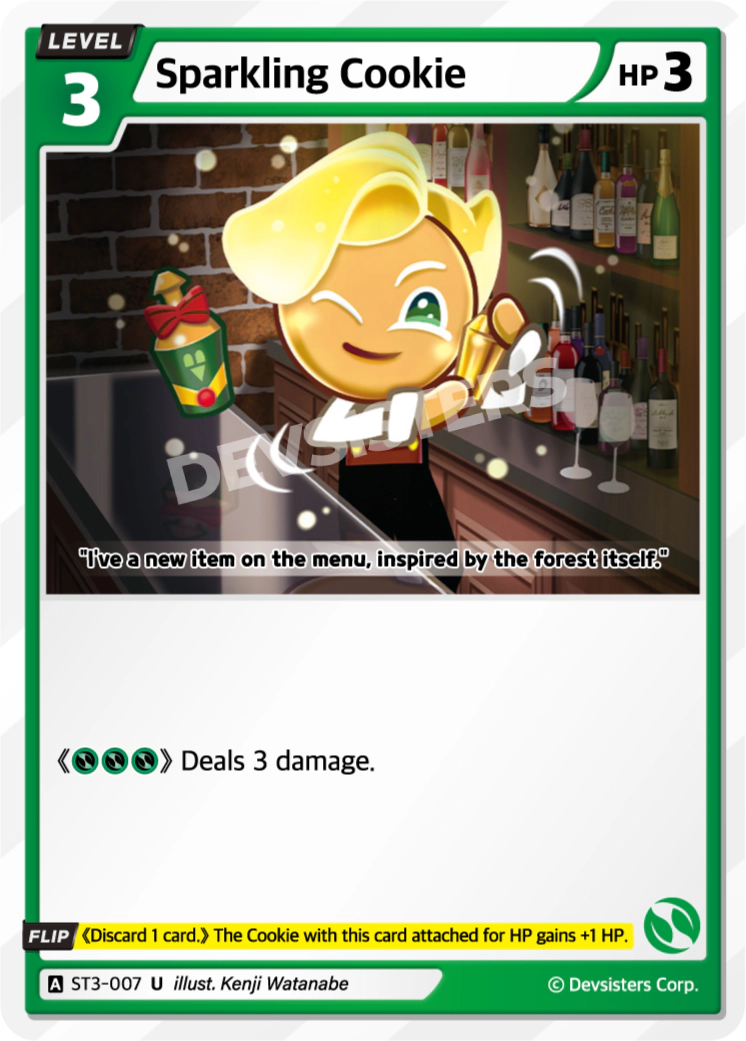 Image for Sparkling Cookie (ST3-007) (ST3) - CookieRun: Braverse TCG