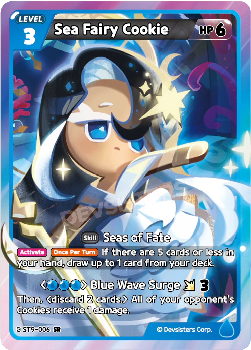 Image for Sea Fairy Cookie (ST9-006) (ST9) - CookieRun: Braverse TCG