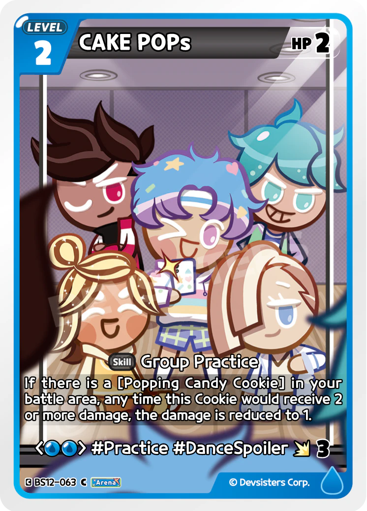 Image for CAKE POPs (BS12-063) (BS12) - CookieRun: Braverse TCG