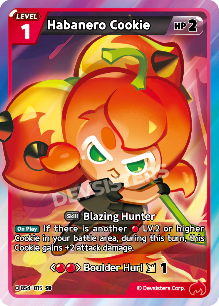 Image for Habanero Cookie (BS4-015) (BS4) - CookieRun: Braverse TCG