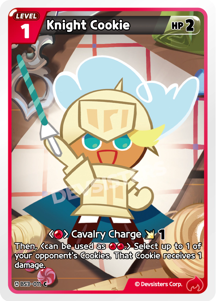 Image for Knight Cookie (BS3-011) (BS3) - CookieRun: Braverse TCG