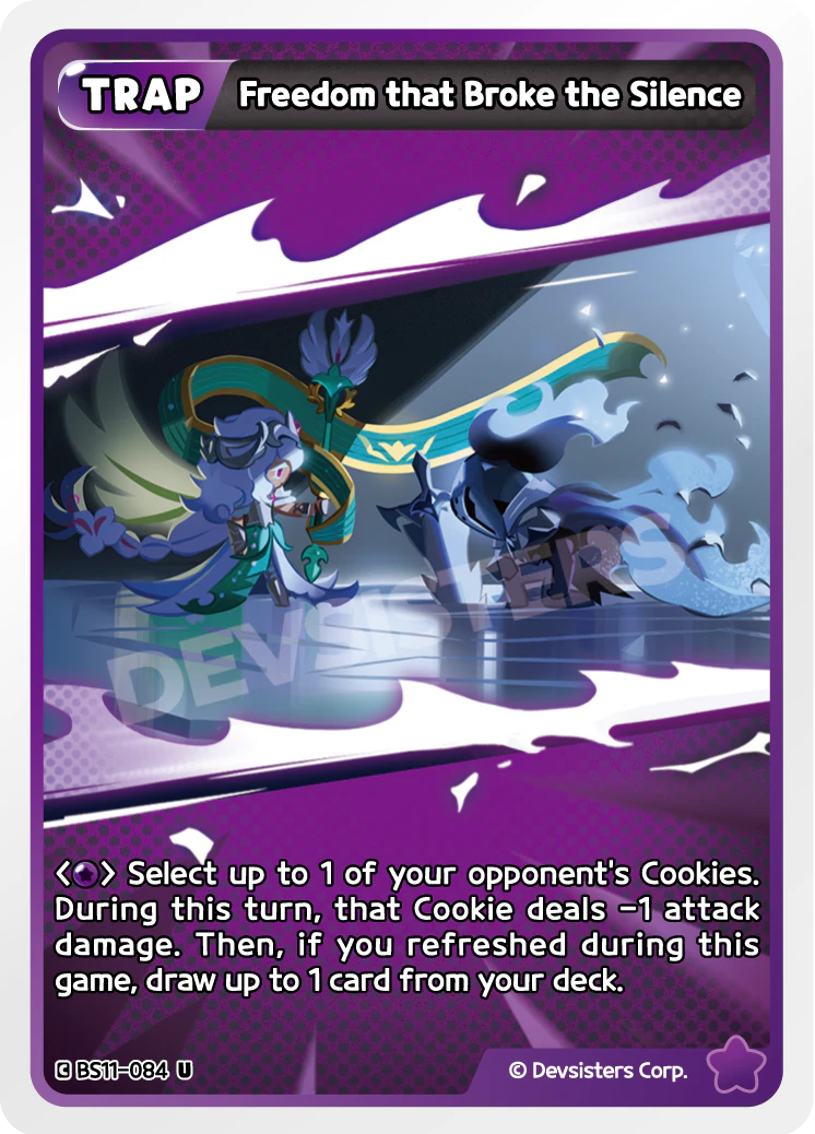 Image for Freedom that Broke the Silence (BS11-084) (BS11) - CookieRun: Braverse TCG