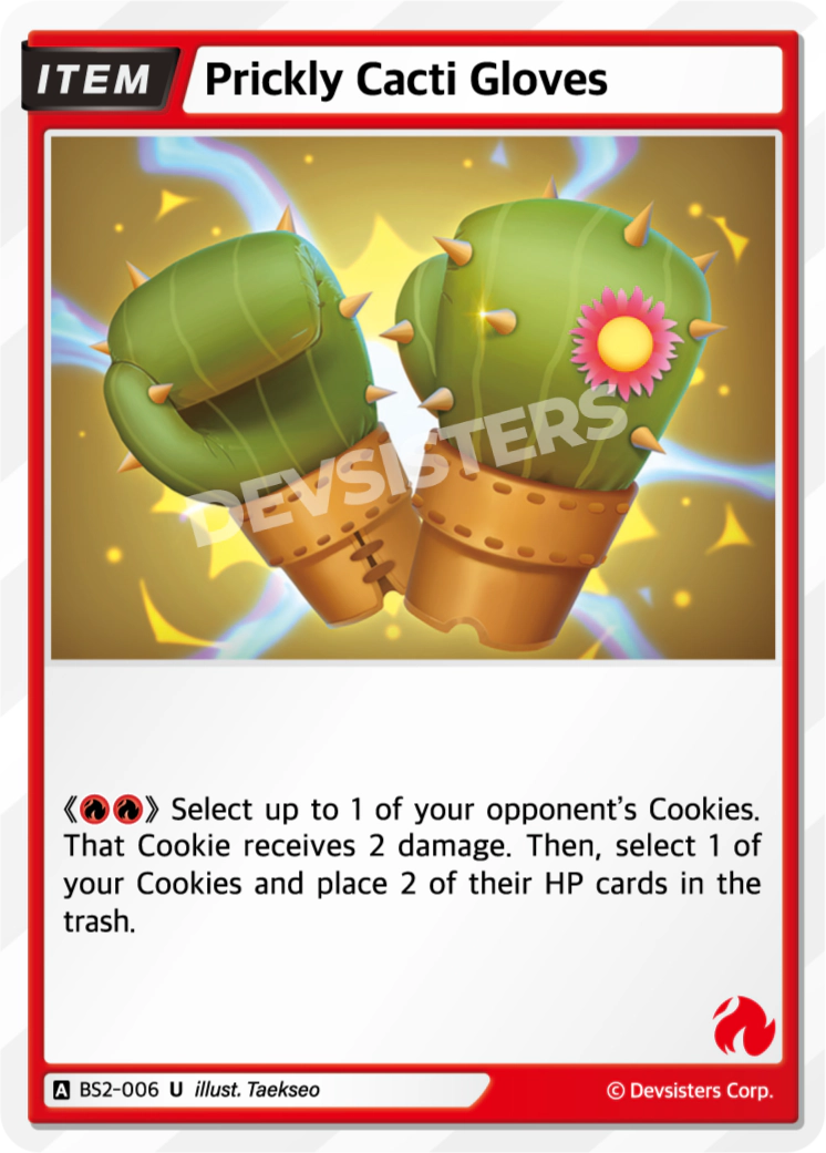 Image for Prickly Cacti Gloves (BS2-006) (BS2) - CookieRun: Braverse TCG