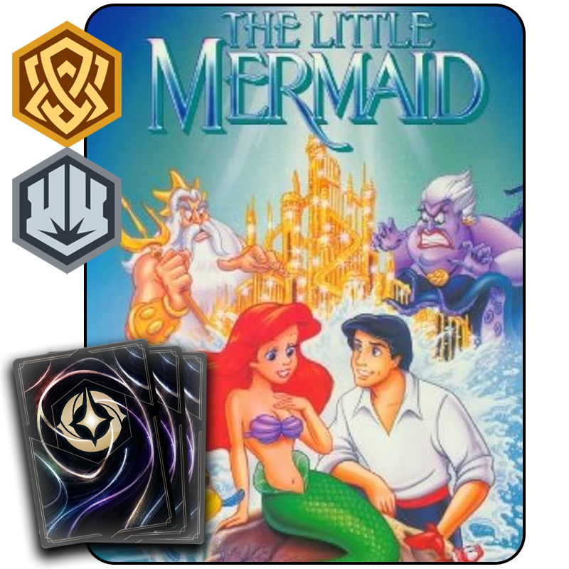 LORCANA THEME STARTERS: LITTLE MERMAID (STEEL/AMBER)