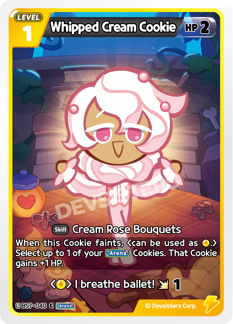 Image for Whipped Cream Cookie (BS7-040) (BS7) - CookieRun: Braverse TCG